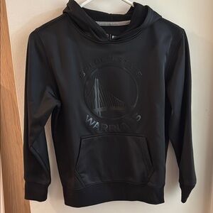 NBA Golden State Warriors Black Kids Hoodie